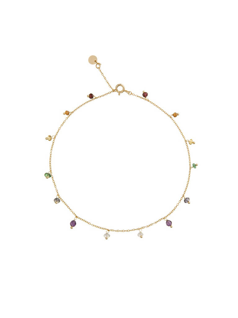 7 Chakra Anklet