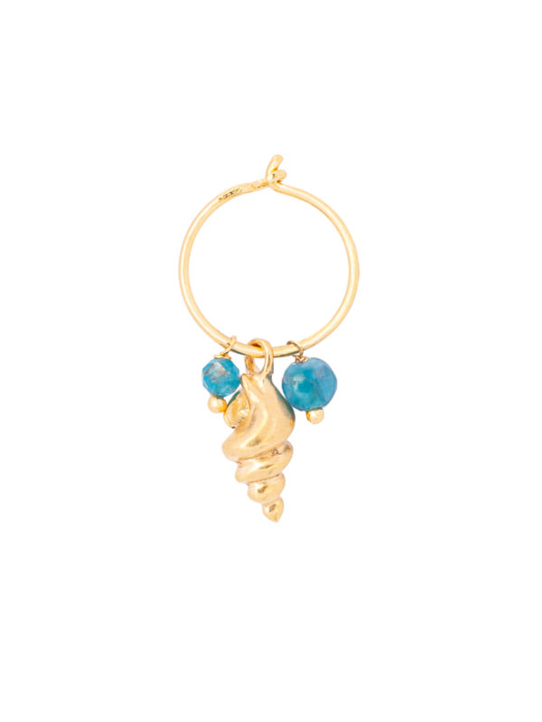 Mono hoop conchigliette e pietre - immagine 3